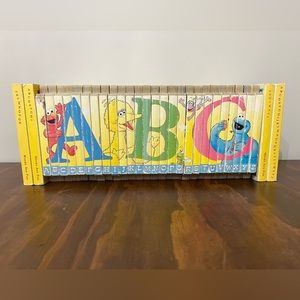 Vintage Sesame Street ABC interlocking book set- 30 books total